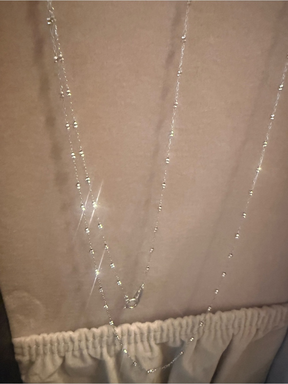 Extra-long 18K gold necklace
